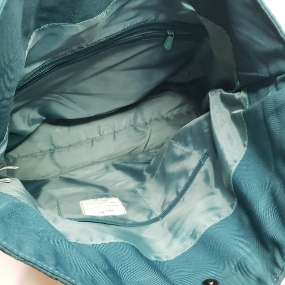 Thirty One Vary You Versatile Bag Tote Teal Blue Quilted Dots - Picture 6 of 10